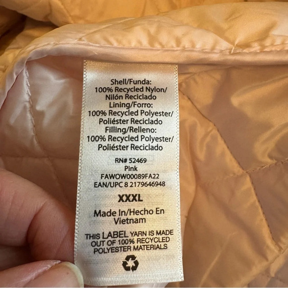 Free Assembly pink light weight quilted jacket - Picture 5 of 6